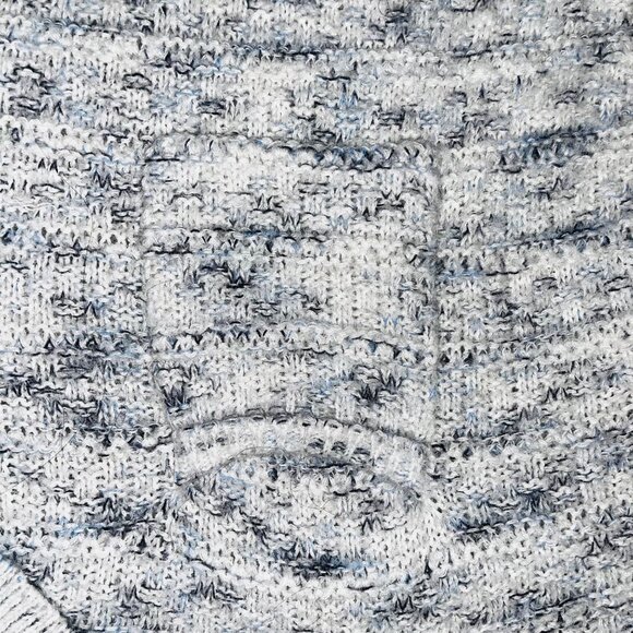 Sioni Womens Knit Cardigan Sweater XL Gray Blue Button Front Long Sleeve - Picture 5 of 10